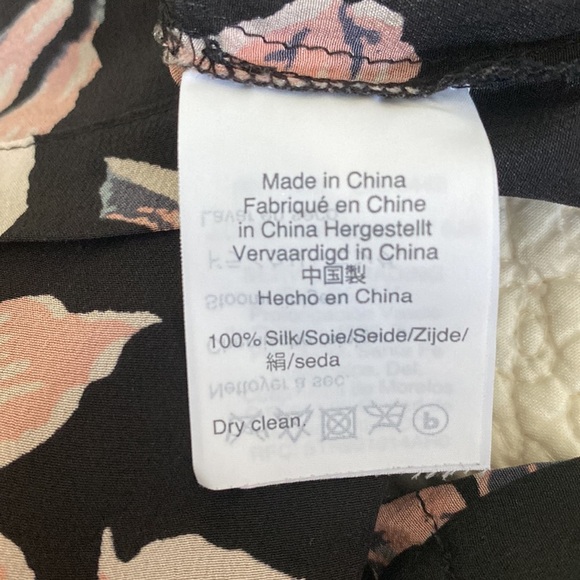 MADEWELL Silk Button-Back Tie Tee in Winter Orchid - Picture 7 of 11